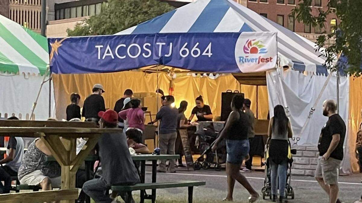 In recent years, the Wichita Riverfest’s main food court has been occupied mostly by full-time concessionaires instead of restaurants. But the popular Tacos tj 664 earned a last-minute invite last year that turned into another chance in 2022.