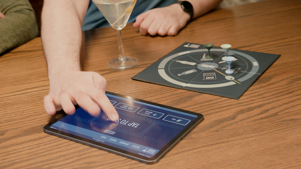 The virtual aspect of the new Martini Shot game allows creators Jace Bothner and Jake Treat to continually update the game.