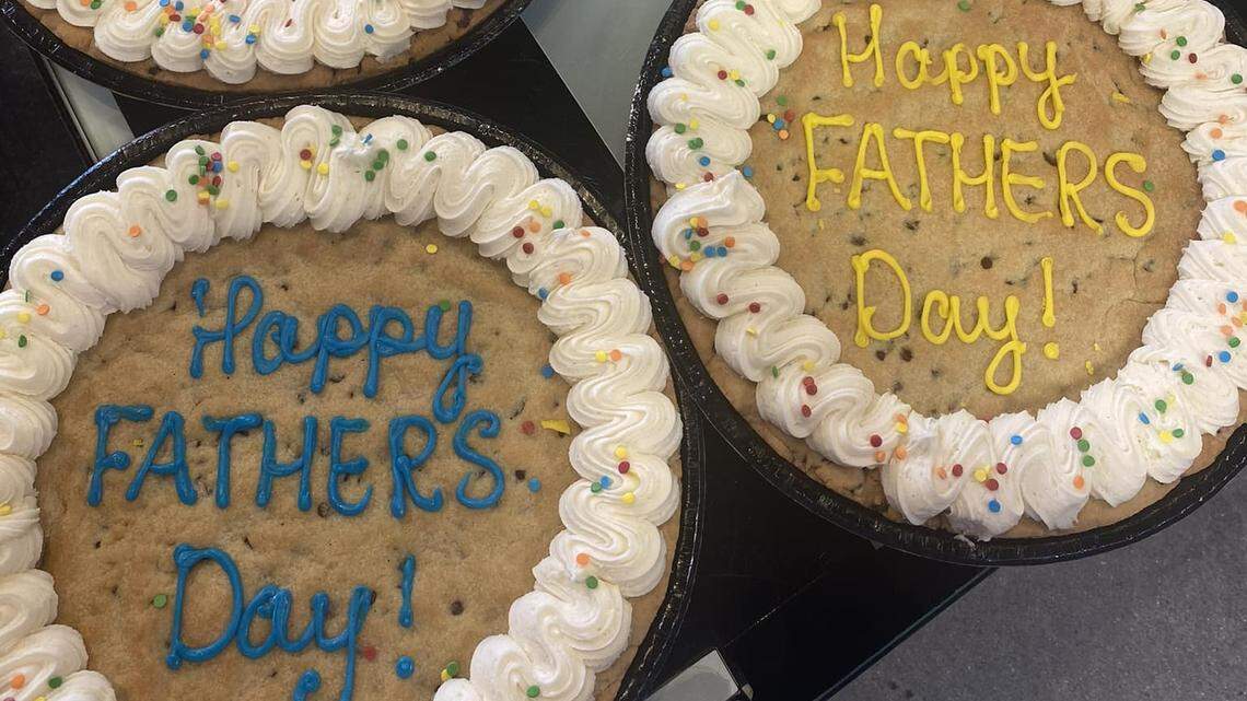 J. Rae’s Bakery at 2357 N Maize Road is offering $20 Father’s Day cookie cakes this weekend.