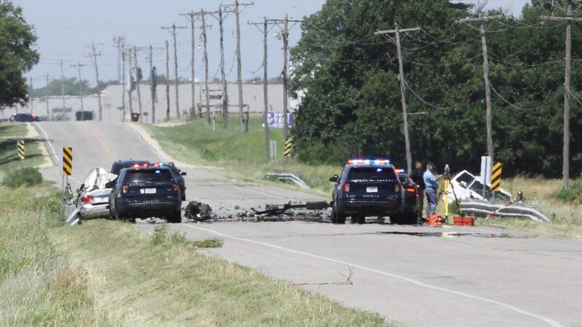 The Sedgwick County Sheriff’s Office responded to a crash shortly after 11 a.m. on Wednesday near the intersection of MacArthur and south Ridge Road. One person is confirmed dead and another injured.