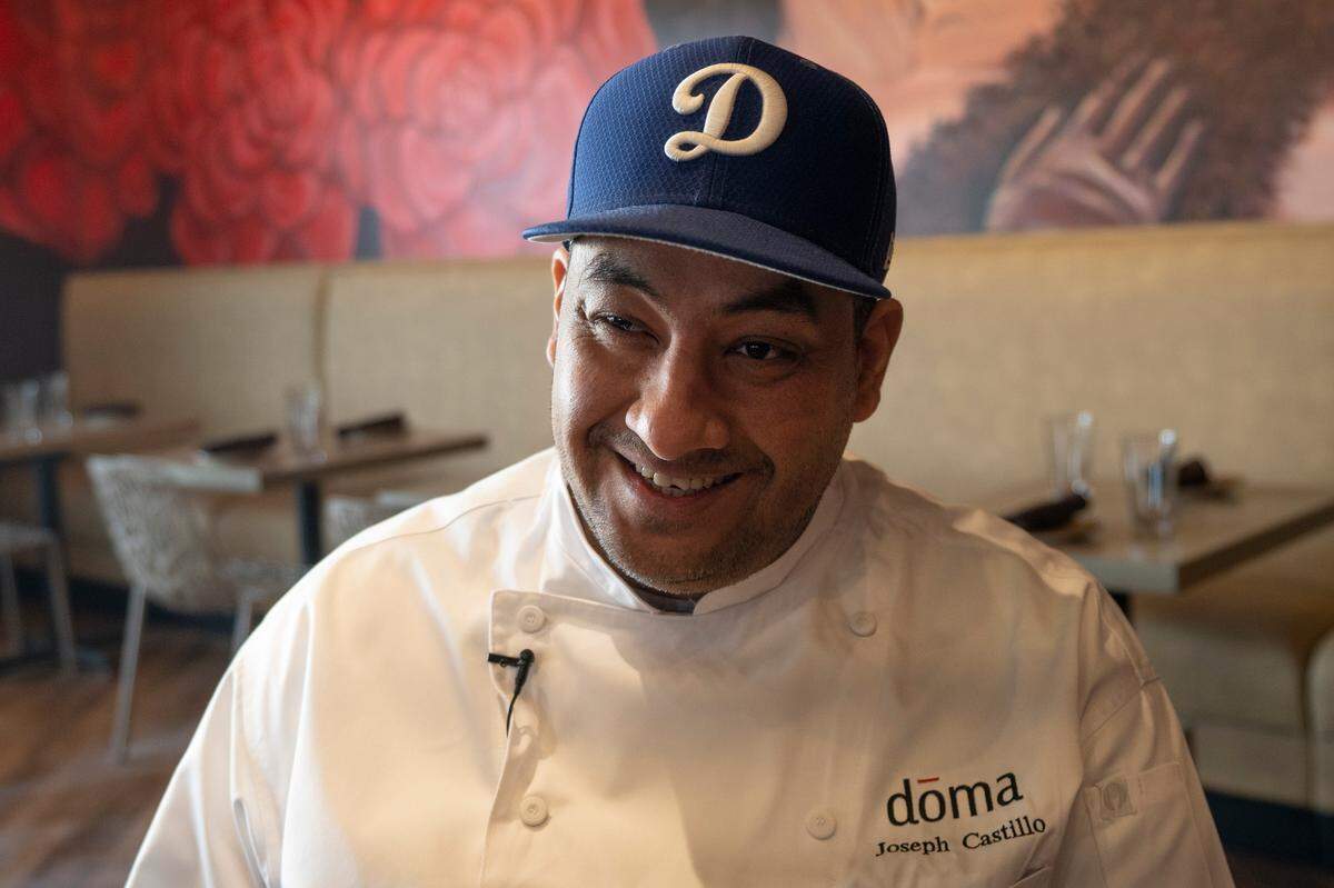 Joseph Castillo is executive chef at Doma, a restaurant specializing in shareable plates and craft cocktails that opens on Tuesday.
