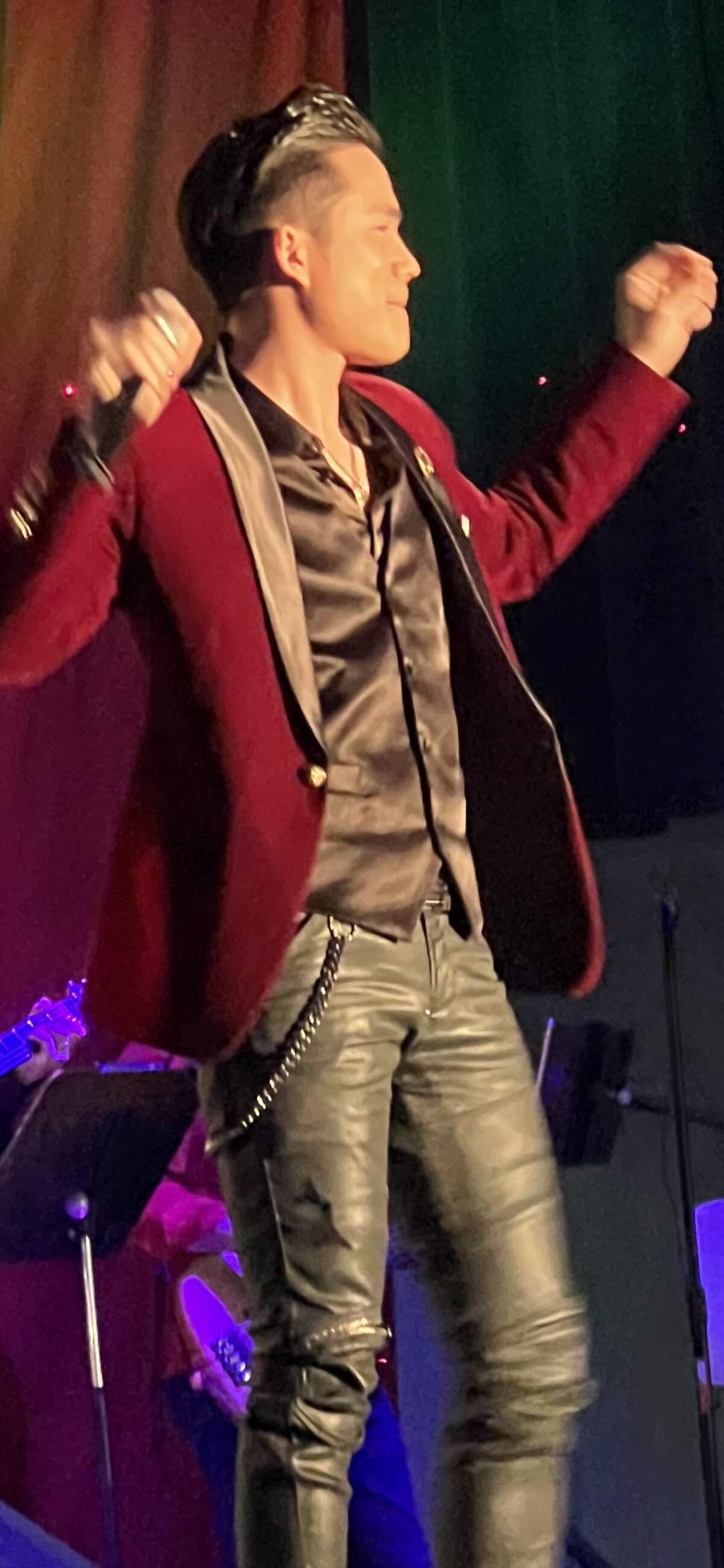 Musical entertainment at the St. Anthony Catholic Church Lunar New Year Festival included a delightful male singer who was something of a cross between an Asian Elvis and Michael Buble.