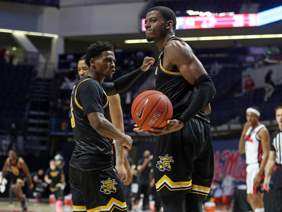 Wichita State senior Trey Wade delivered multiple clutch plays down the stretch of the Shockers’ road win at Ole Miss on Saturday.