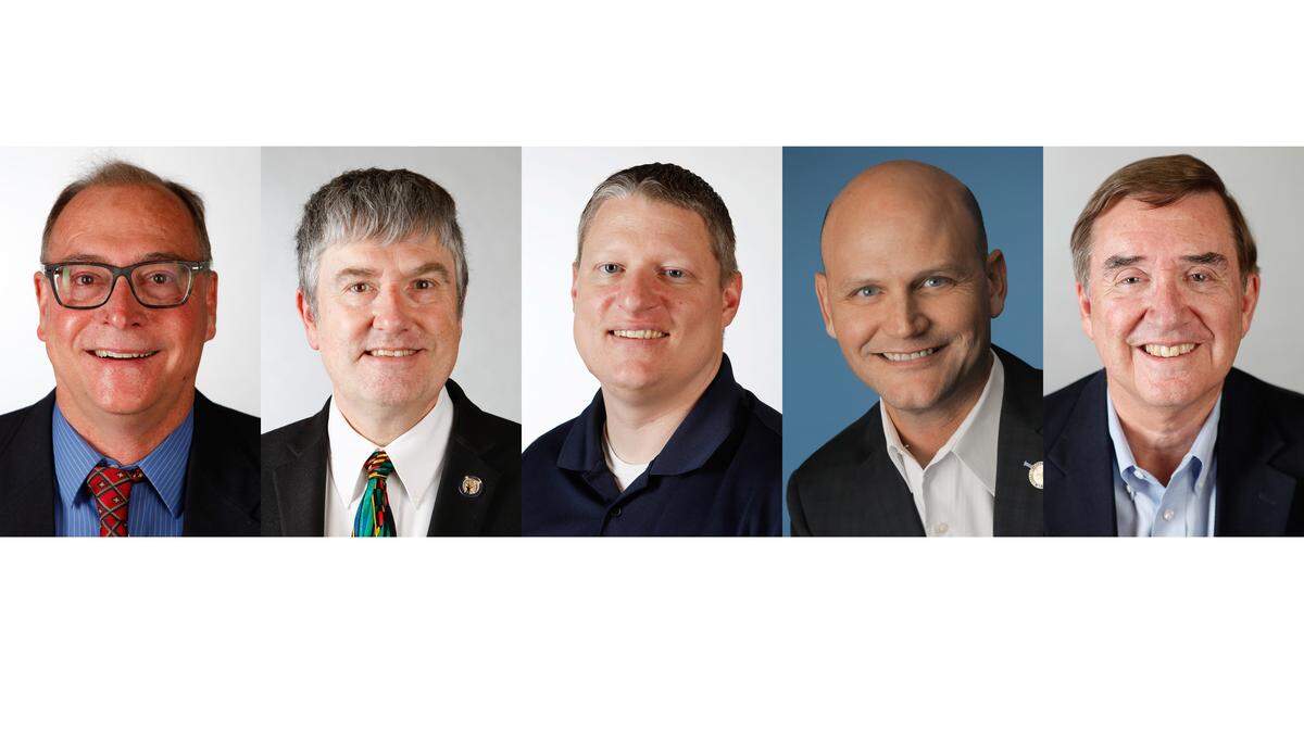 The five candidates competing in Republican secretary of state primary are Randy Duncan, Keith Esau, Craig McCullah, Scott Schwab and Dennis Taylor.