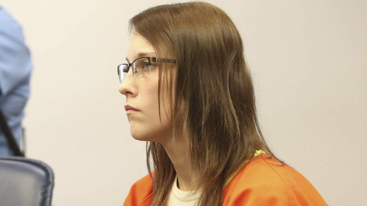 Emily Glass, stepmother of missing 5-year-old Lucas Hernandez, during an earlier court hearing.