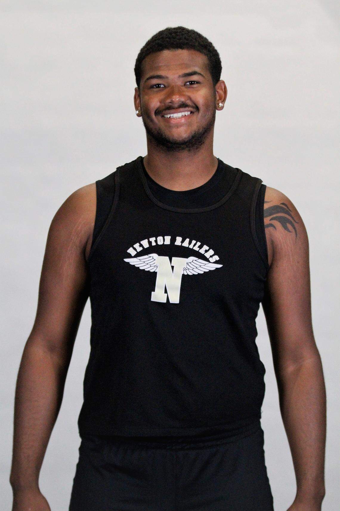 2019 Wichita Eagle High School All-Metro Boys Track Shot Put, Newton’s Damarius Peterson