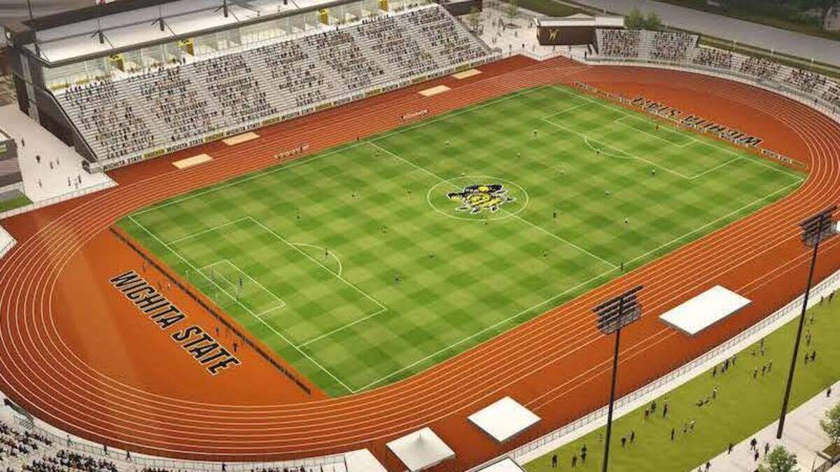 Wichita State recently released a rendering of the planned changes to Cessna Stadium, which would include opening the door for possibly adding a Division I women’s soccer program down the road.