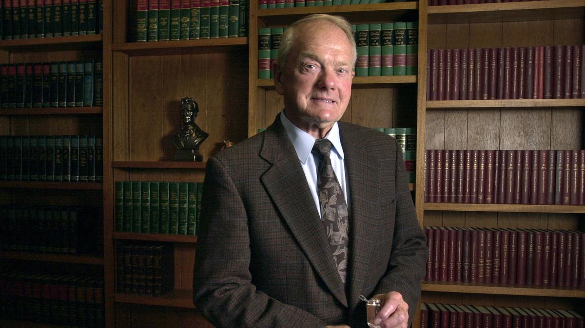 Vern Miller poses in his office at 1333 N. Broadway. In the past Miller has served as Sedwick County sheriff, and was attorney general for the state of Kansas.