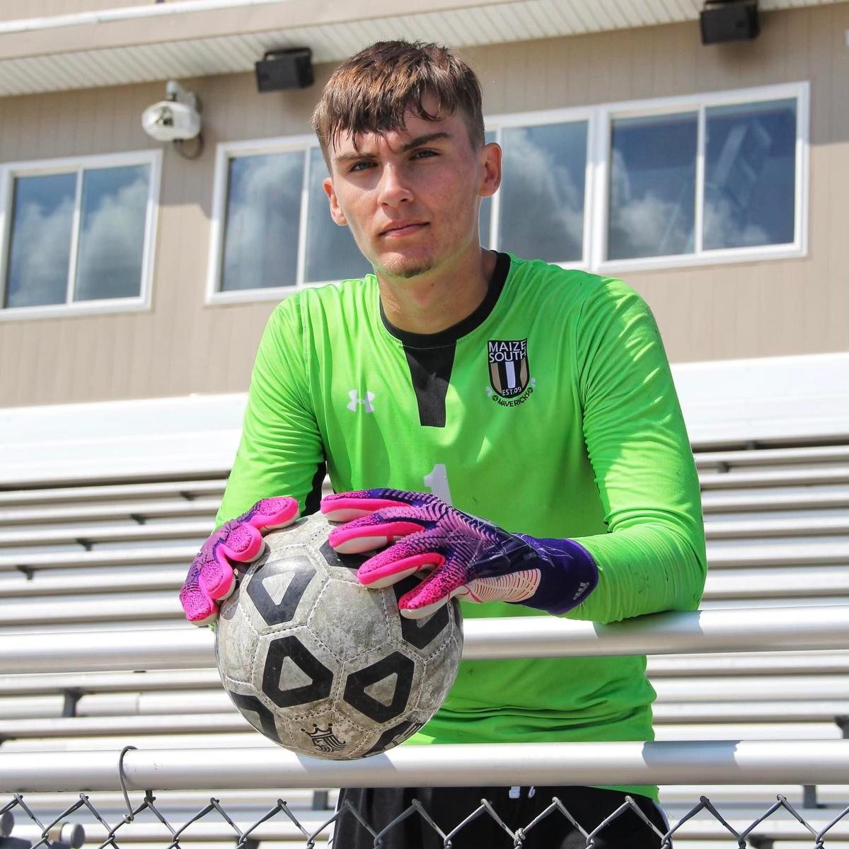 Maize South senior Andrew Cole