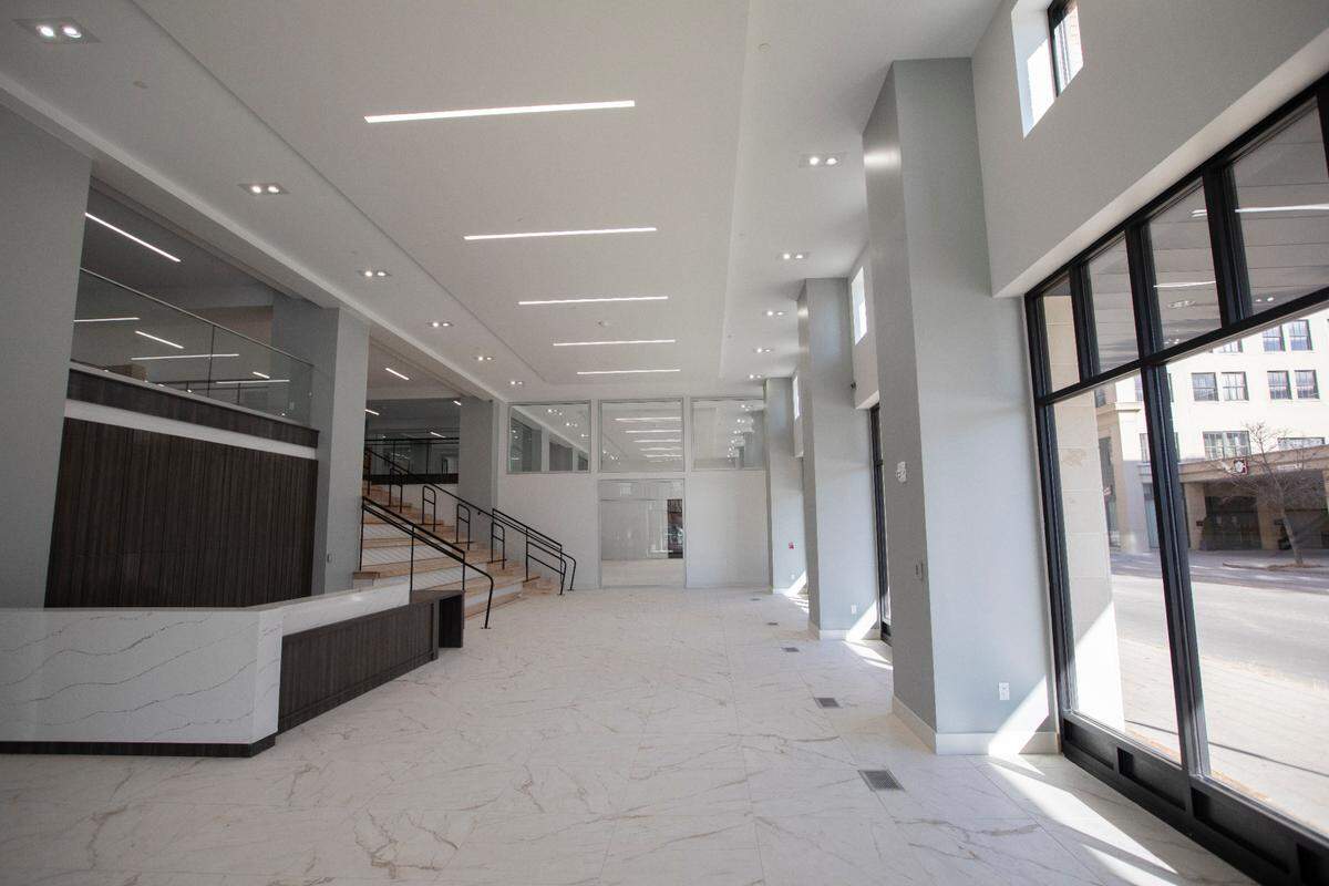 Sudha Tokala has redeveloped the former Innes Department Store and Finney State Office Building at William and Broadway for the Kansas College of Osteopathic Medicine, which opens in August.