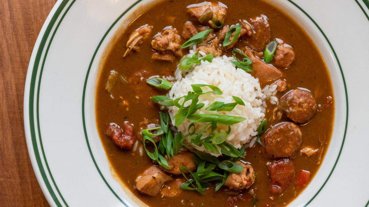 Gumbo is the perfect dish for a Mardis Gras dinner.