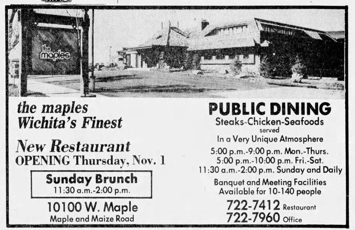 The Maples opened at 10100 W. Maple on Nov. 1, 1979.