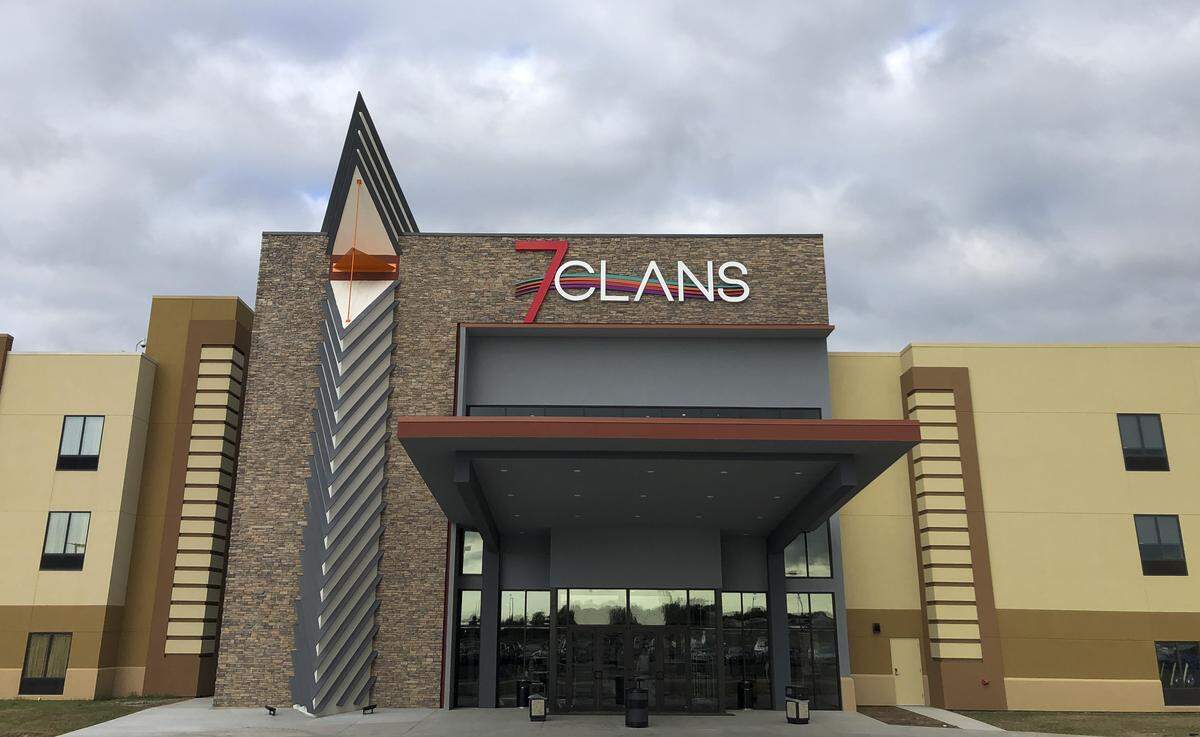 The 7 Clans Casino in nearby Newkirk, Oklahoma, opened an addition in February that includes an indoor water park.