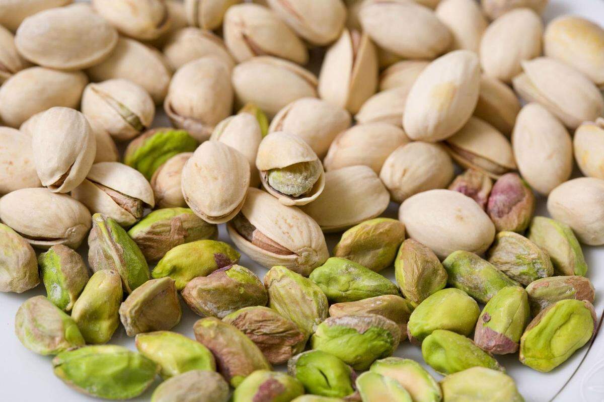 Pistachios are low in calories, have protein and fiber and are an excellent source of potassium and vitamin B6.&nbsp;