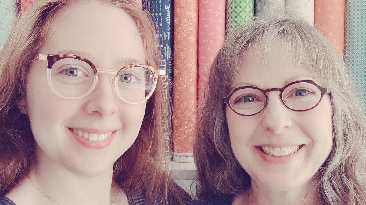 Tina Williams, right, and her daughter, Molly, have opened Cotton & Wool Co., a quilting and yarn shop, at Brittany Center at 21st and Woodlawn. 