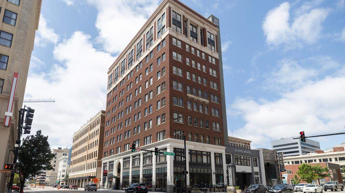 It opened in 1926 as the Brown Building then became known as Broadway Plaza. Now, crews have transformed the building on the southwest corner of Douglas and Broadway into a new AC Marriott hotel.