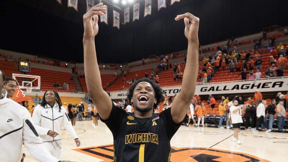 Wichita State’s Kenyon Giles shines in March reunion with childhood teammate