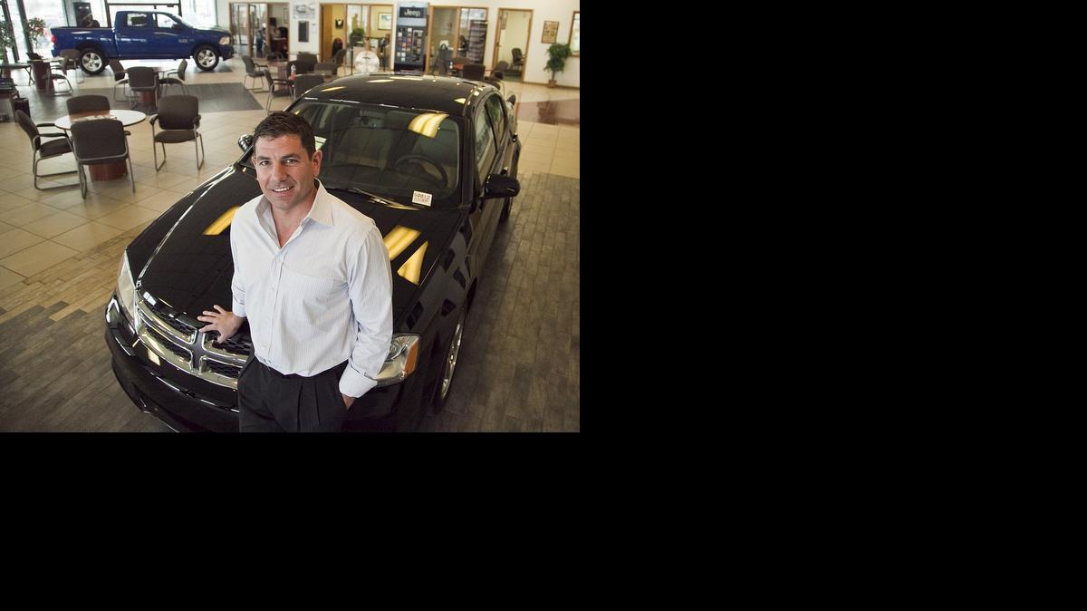 Brandon Steven acquired the Steven Chrysler Dodge Jeep dealership at 11028 W. Kellogg from his cousin, Mike Steven. (April 26, 2014)

