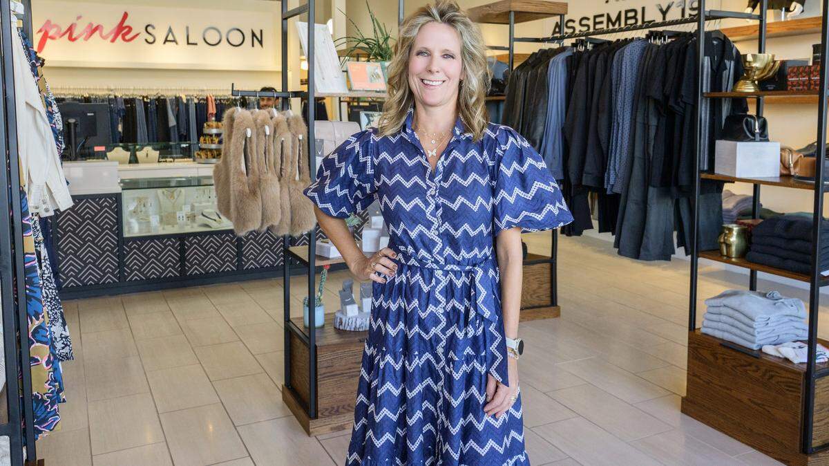 Jill Hattan is moving her Pink Saloon/Assembly 19 clothing boutique from Waterfront Plaza to Bradley Fair.