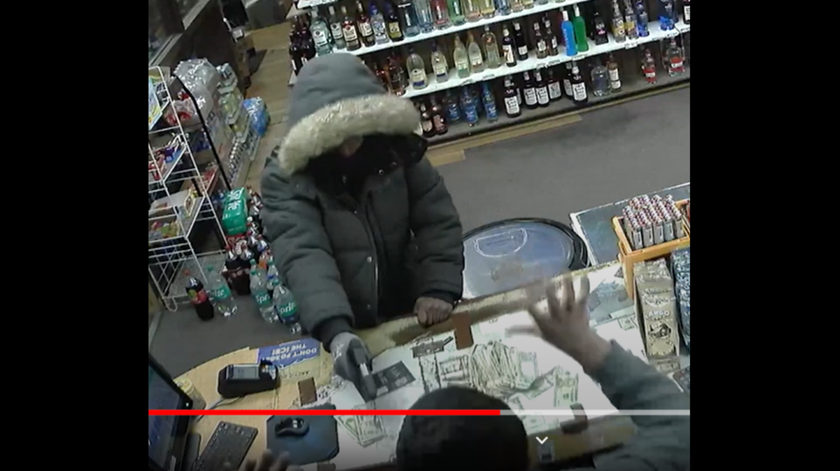 Wichita police are asking for help finding a man they say robbed a liquor store in the 2100 block of East Central on Jan. 19.