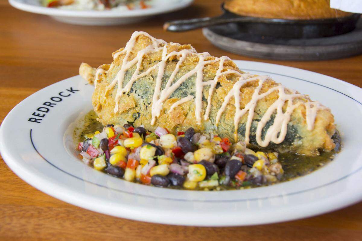 The Stuffed Poblano from Redrock Canyon Grill