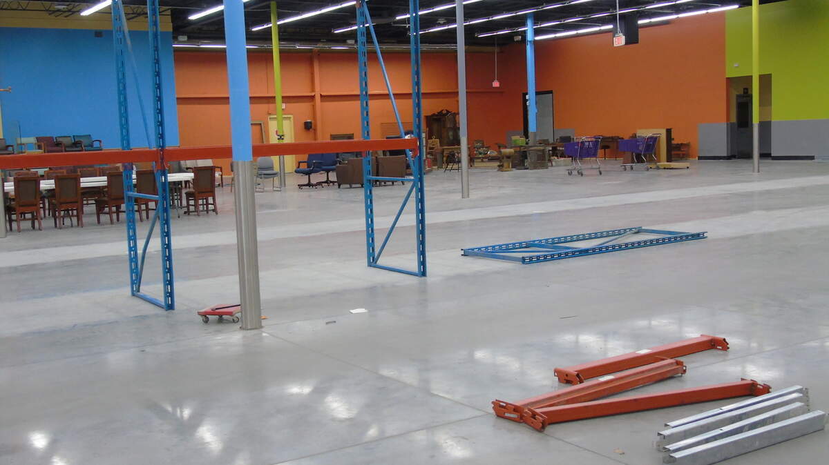 Habitat for Humanity ReStore is moving within Plaza West to the former Walmart Neighborhood Market space. The interior will be particularly colorful.