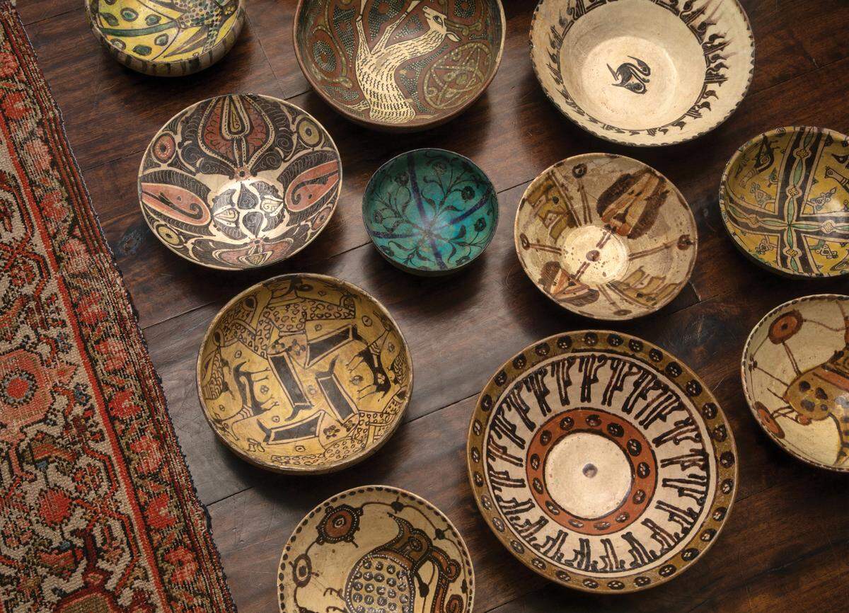 Paula Downing’s collection of Nishapur bowls is featured in the new “Crave Covet Collect” book, but author Sondra Langel said Downing had “a number of collections that we could have featured, all of which would have been wonderful.”
