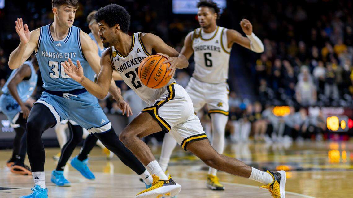 Kansas City, a 14-point underdog, stuns Wichita State basketball in ‘buy game’ loss