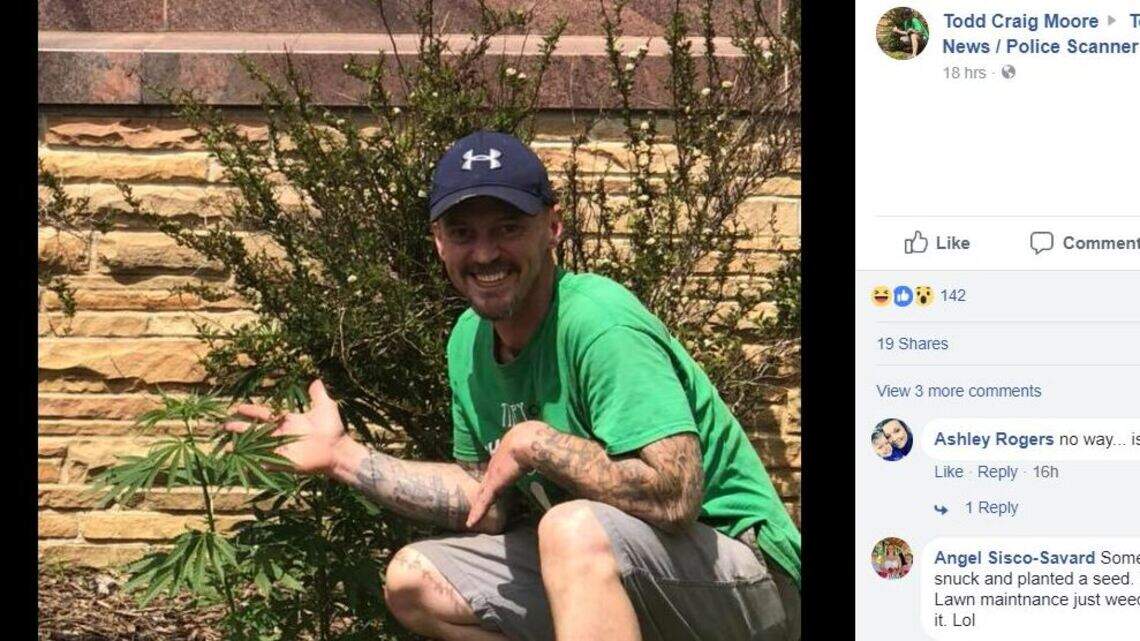 'Suspicious' plant at a Kansas courthouse showed up on Facebook. A deputy acted fast