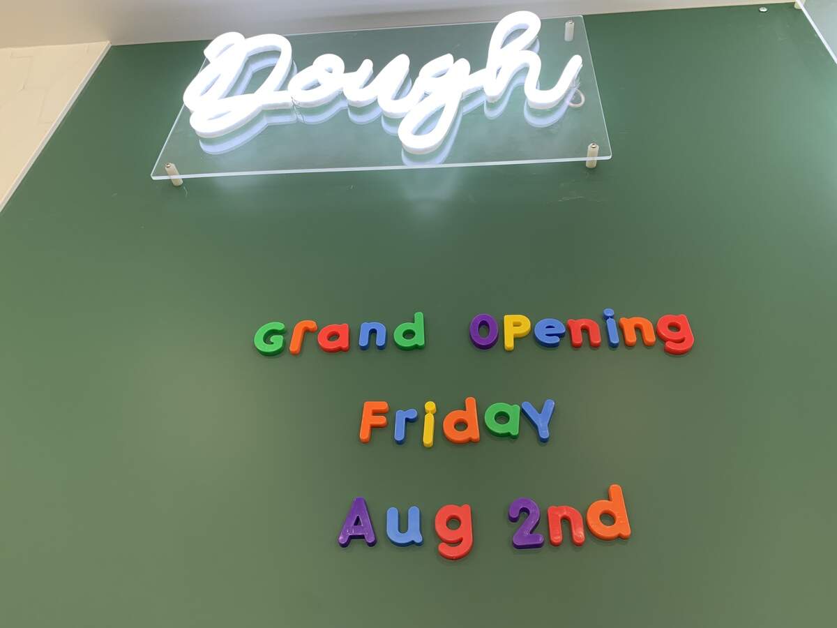 The menu at Gladspoon will be written out using children’s magnetic alphabet letters.