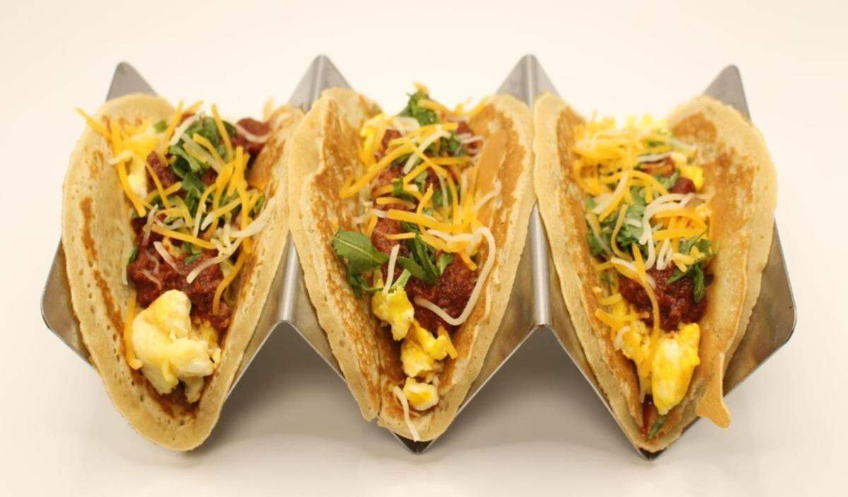 Mena’s Donut House will serve pancake tacos.