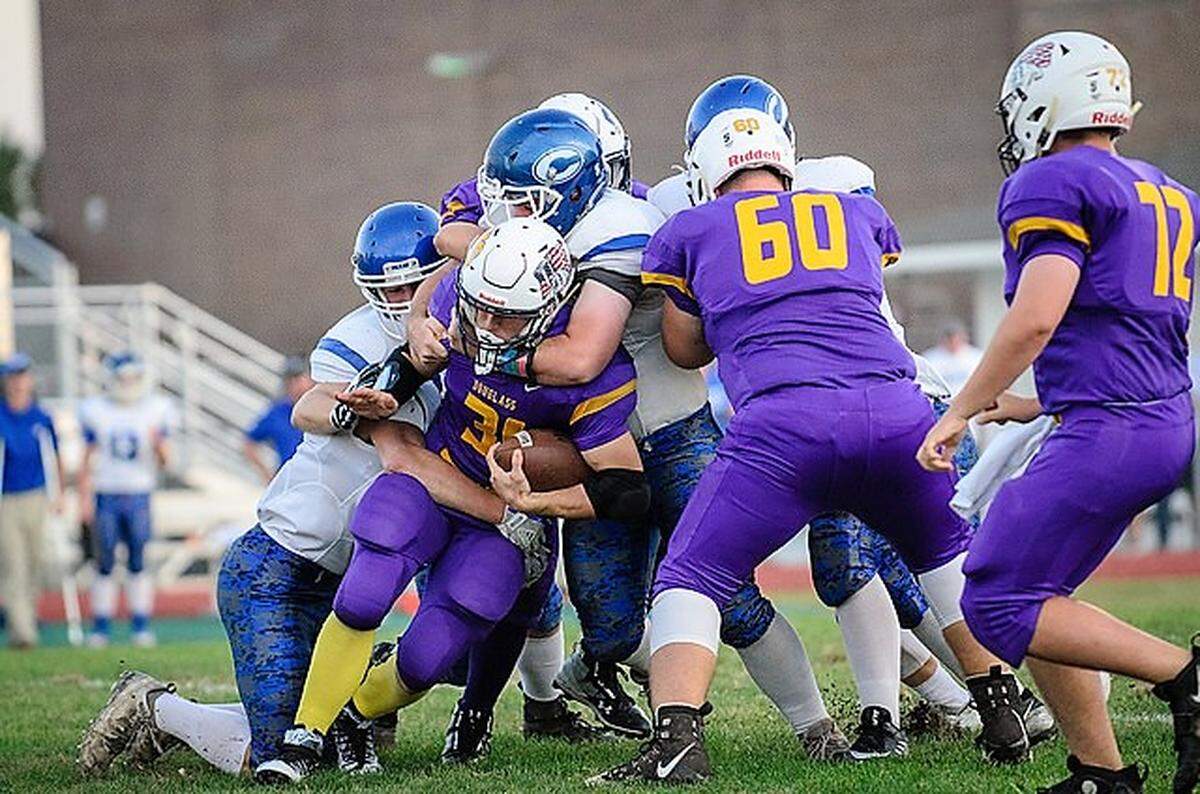 Douglass senior Zach Dressler was the leading rusher in Kansas for a time during the Bulldogs’ 5-1 start to the 2018 season.