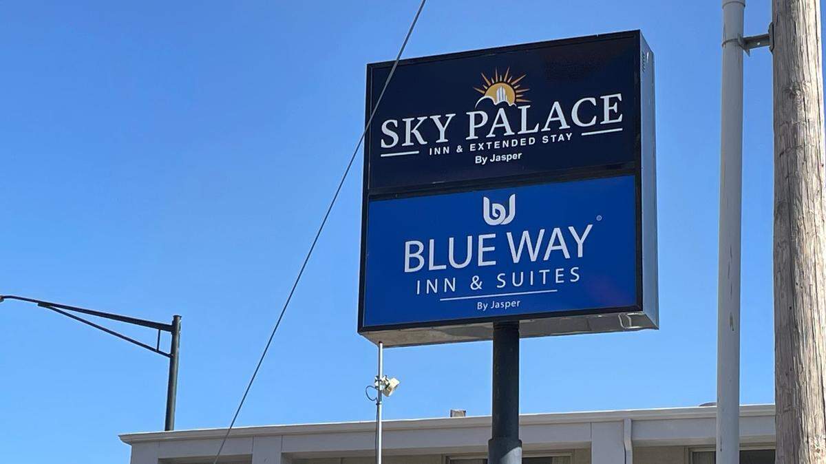 Blue Way Inn & Suites on east Kellogg in Wichita