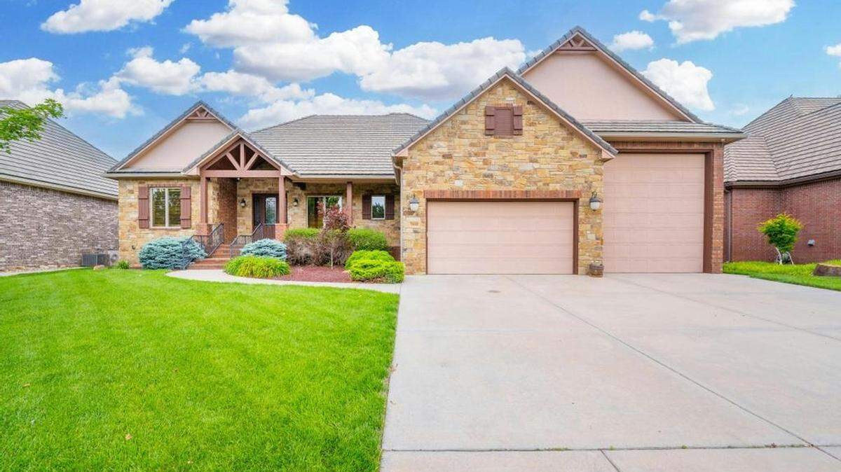 This waterfront property at 3510 N Beach Club Circle in Wichita is on the market for $1.2 million. Photo shared with permission from listing agent.