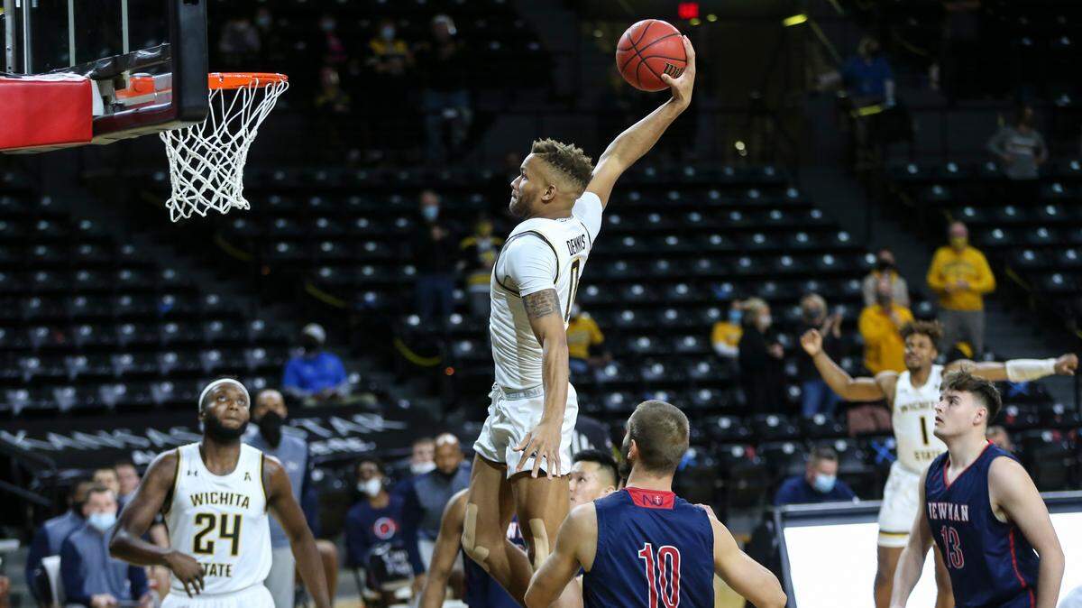 Junior wing Dexter Dennis figures to be one of the team leaders on the Wichita State men’s basketball team for the 2021-22 season.