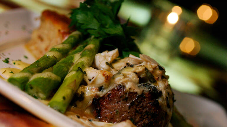 Impress your valentine with this luxurious recipe for Emeril Lagasse’s Steak Oscar