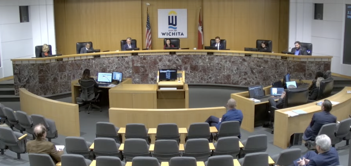 The Wichita City Council meeting on Dec. 9.