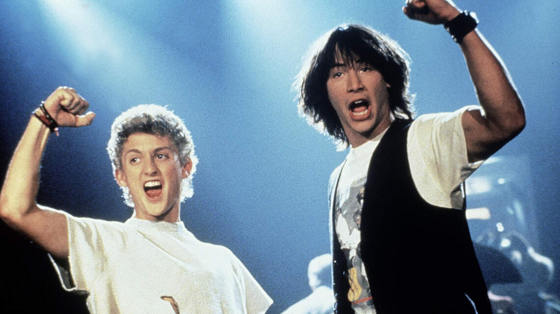 Original actors Keanu Reeves and Alex Winter return for 'Bill and Ted Face the Music'