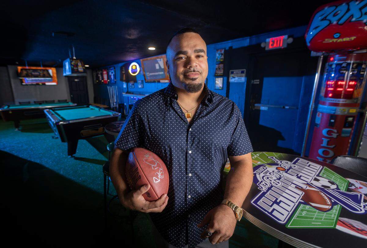 Jeran Trotter not only owns Sidelines Sports Bar & Grill, he also is the founder of the Grizzlies, an organization of close to 300 kids that’s part of the Greater Wichita Junior Football League.