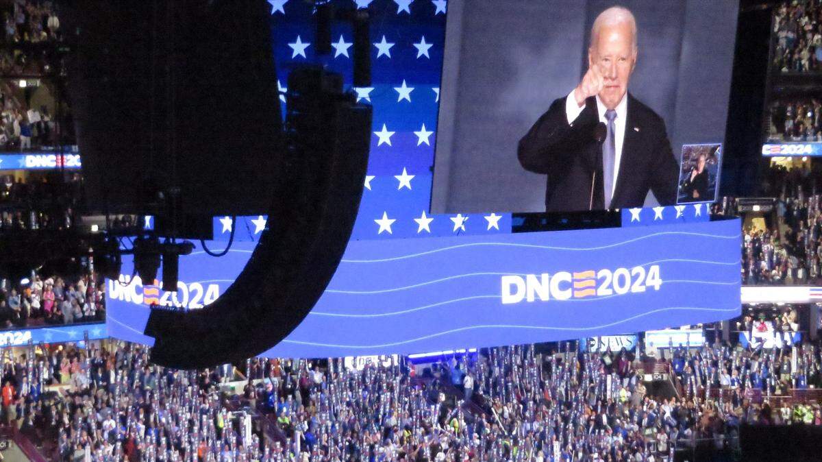 President Joe Biden looked and sounded like his old self as he spoke to the Democratic National Convention on Monday night.