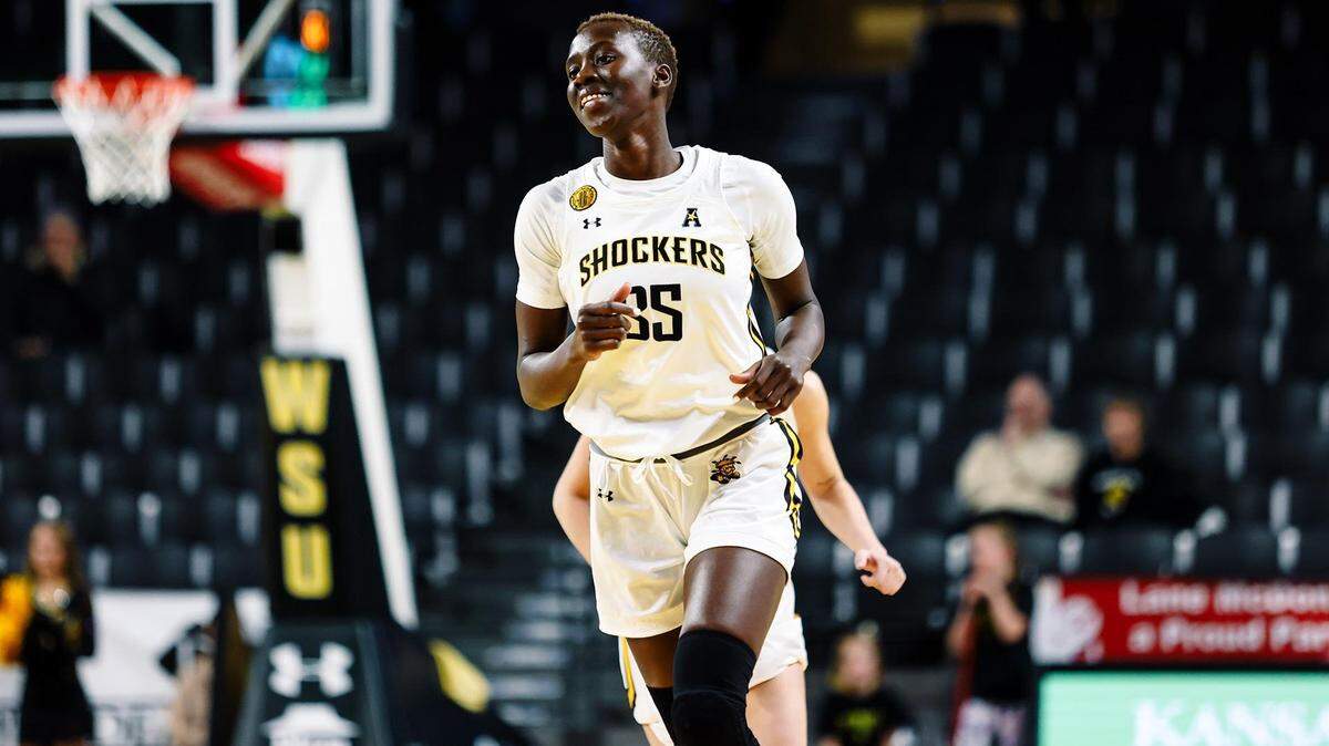 Wichita State’s Jane Asinde hopes her success with the Shockers inspires a new generation of female basketball players in her home country of Uganda.
