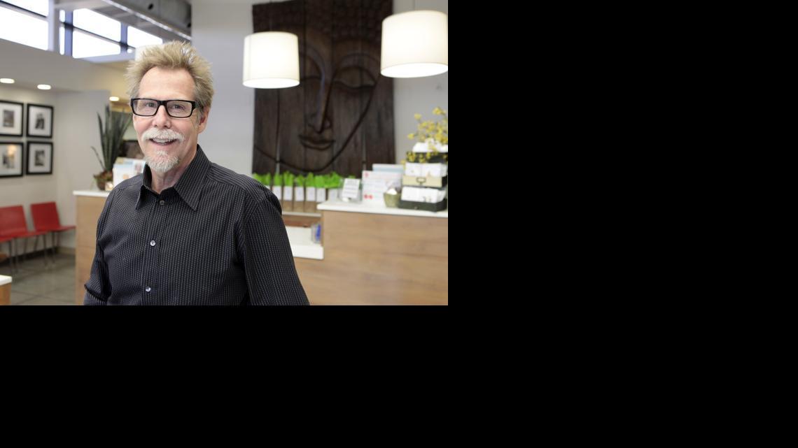 Small Business Award finalist Eric Fisher at his east-side salon at 302 N. Rock Road, Eric Fisher Salon. (April 11, 2013)

