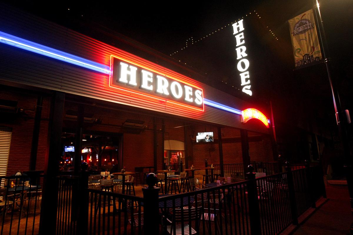 Heroes Bar and Grill was one of the first tenants in Old Town. (Sept. 14, 2011)