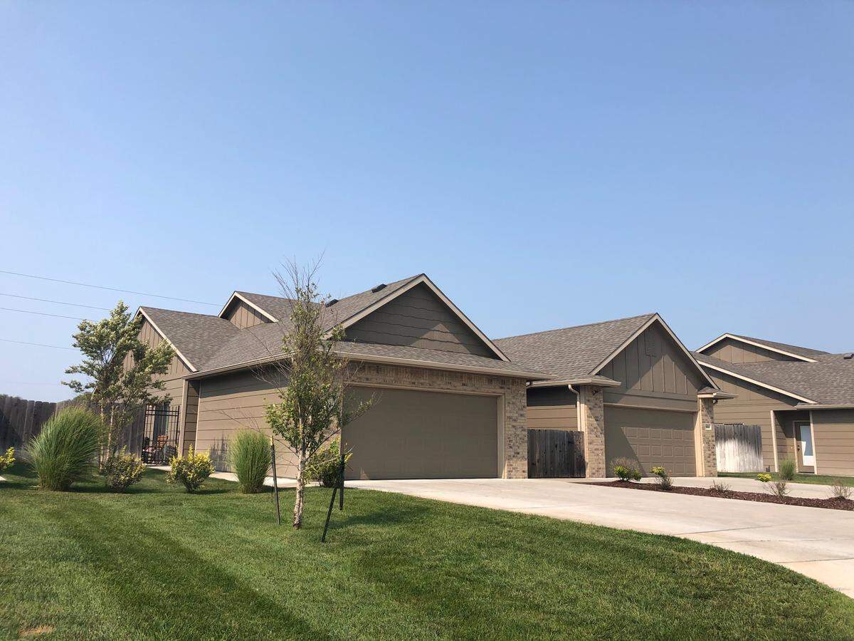 Jay Russell of J. Russell Communities and another developer, who prefers to remain unnamed, are building 150 new duplexes along West Kellogg between 119th and 135th streets. They will be similar to some of Russell’s other duplex properties, shown here.