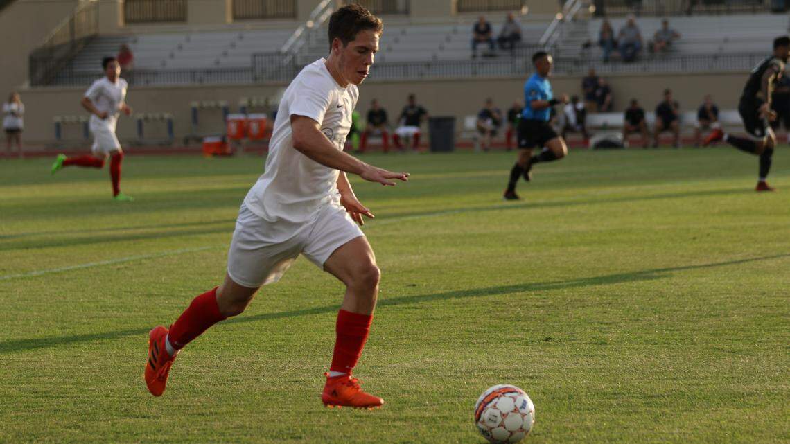 Kapaun's Thomas Wells is now scoring goals for undefeated FC Wichita