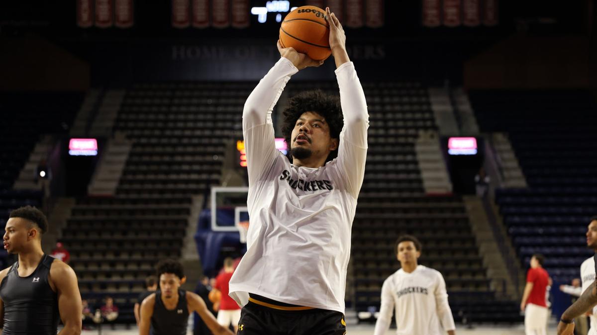 Wichita State fifth-year senior Isaiah Poor Bear-Chandler suited up for the Shockers after nearly 20 months to help WSU win at Richmond on Thursday.