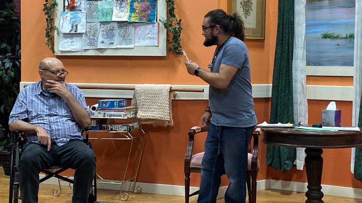 “Almighty Bob,” at Wichita Community Theatre is a comedy-drama about an 84-year-old who is admitted to a nursing facility and begins performing contemporary versions of biblical miracles.