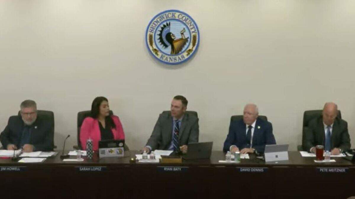 The Sedgwick County Commission has four Republicans and one Democrat. Everything west of here is practically all-GOP in county governments.