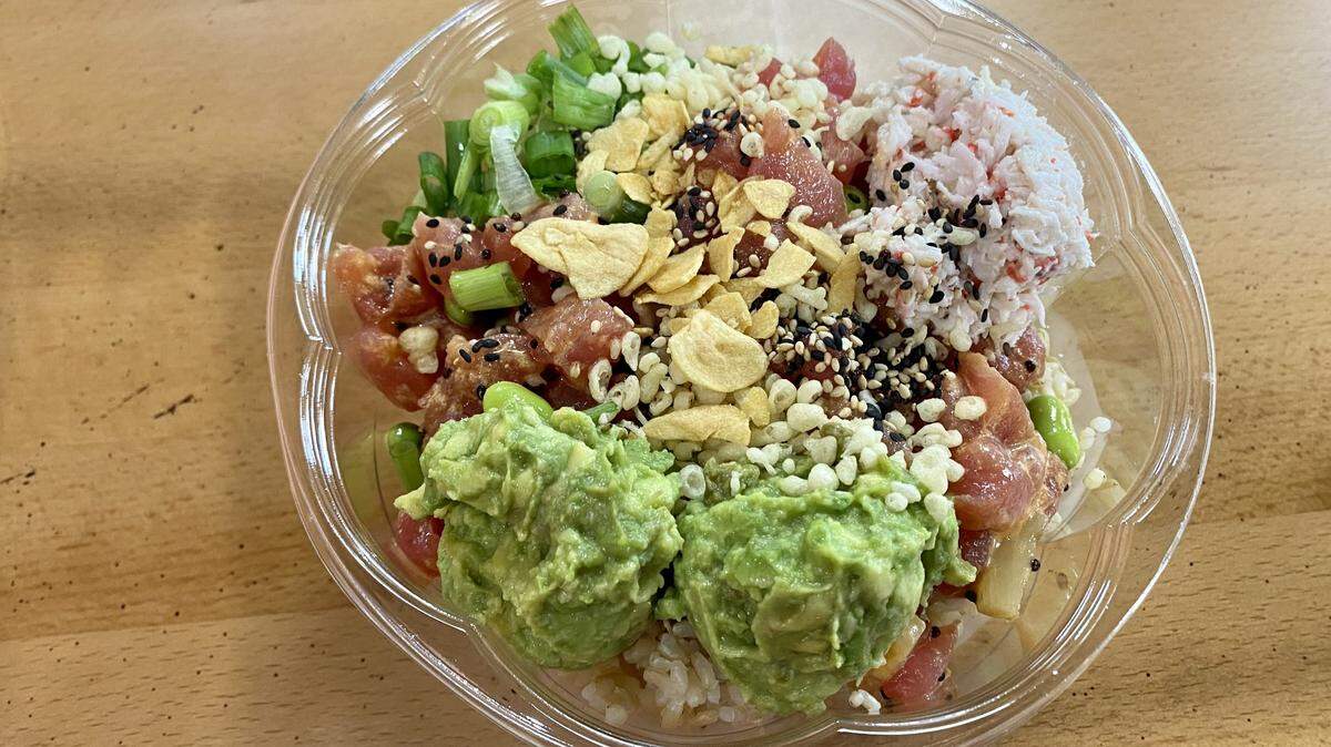 Pokemoto specializes in Hawaiian poke bowls made with various proteins, toppings and sauces.