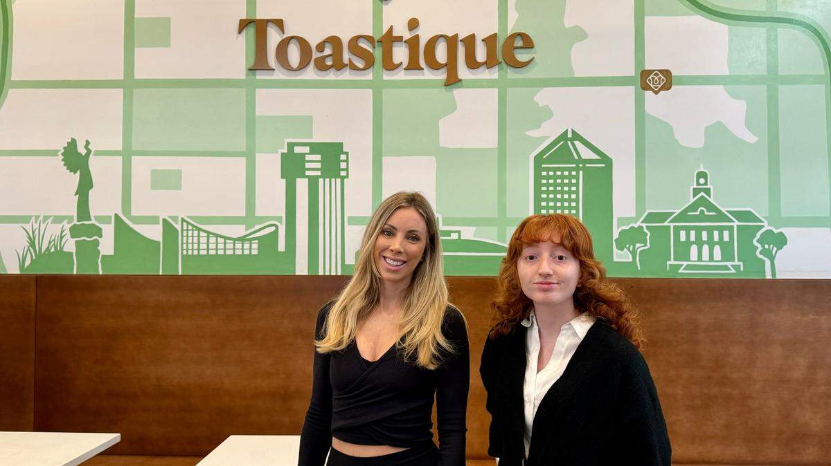 Toastique franchisee Kalene Hoffmann and general manager Merci Sweatt will begin welcoming customers on Saturday, Sept. 7.